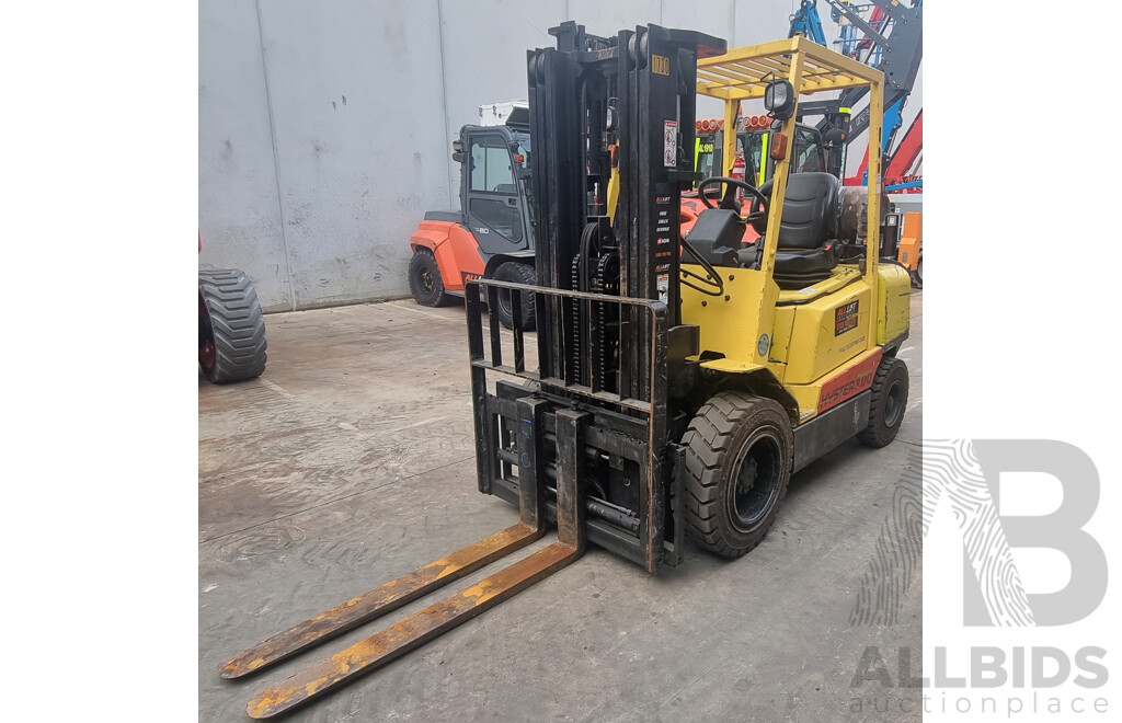 2002, 3.0 Tonne LPG Hyster H3.00DX Forklift 4.3M TSU - ALH301