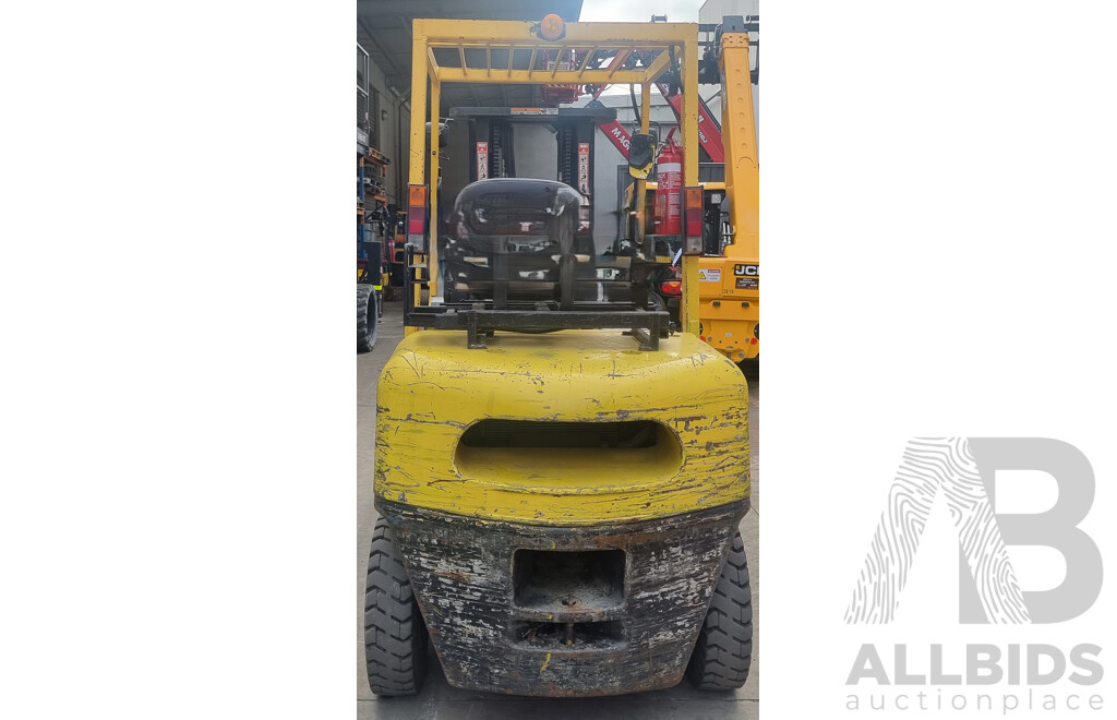2002, 3.0 Tonne LPG Hyster H3.00DX Forklift 4.3M TSU - ALH301
