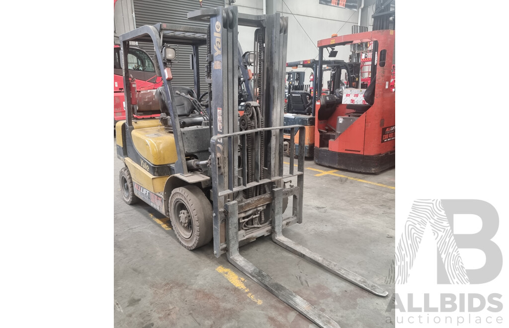 2.5 Tonne LPG Forklift 4.5 FSV- Yale - GLP25RK - ALH475