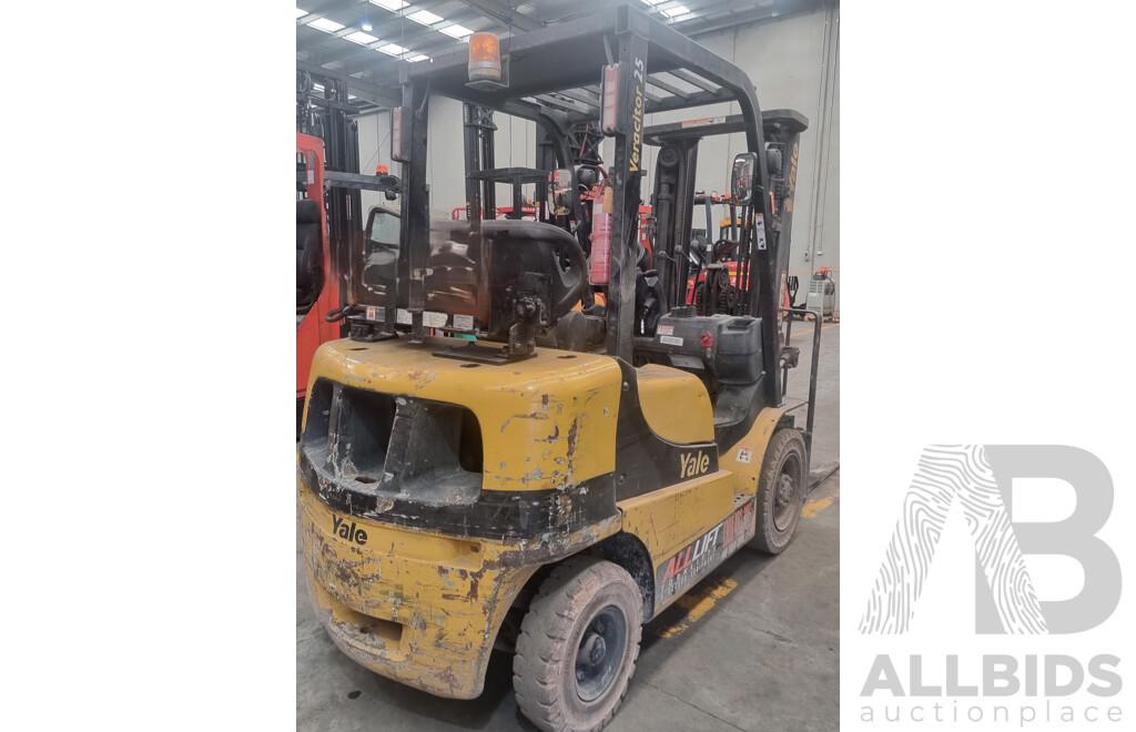 2.5 Tonne LPG Forklift 4.5 FSV- Yale - GLP25RK - ALH475