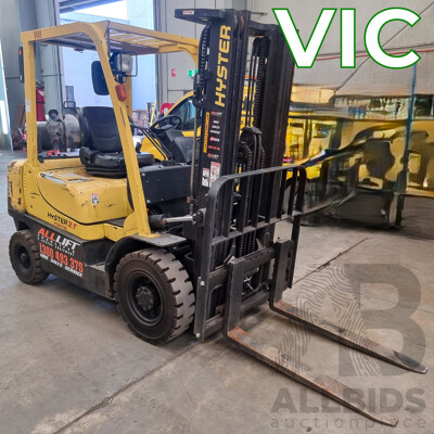 2008, Hyster H2.5TX-2LE 2.5 Tonne LPG Forklift 4.3m FSV - ALH514