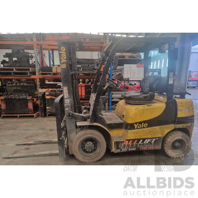 2.5 Tonne LPG Forklift 4.5 FSV- Yale - GLP25RK - ALH475