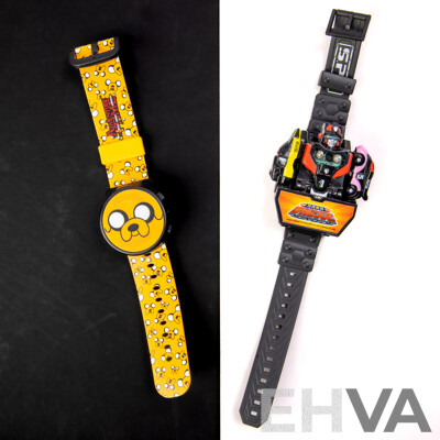 Novelty Watches (2) Adventure Time & SPD Transformers Style Watch with Remoking Smart Robot