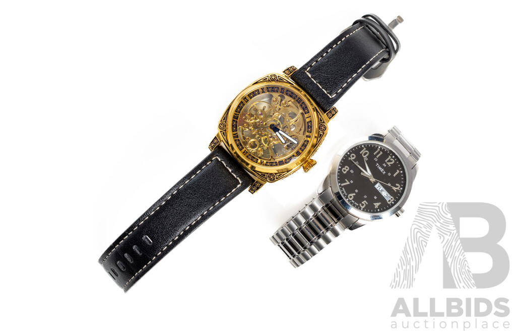 NEW - Timex T2M932 & Unbranded Automatic Mechanical Watch in Presentation Boxes