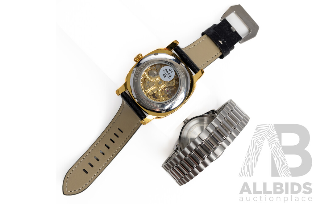 NEW - Timex T2M932 & Unbranded Automatic Mechanical Watch in Presentation Boxes
