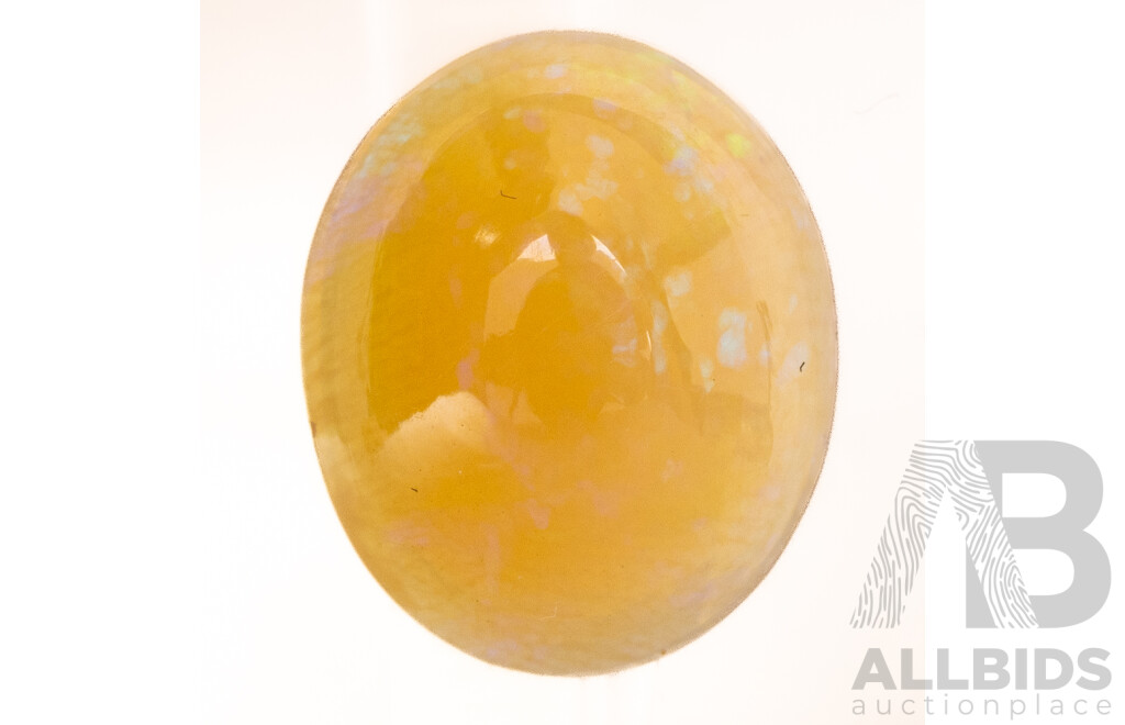 Natural Ethiopian Opal, Unset Oval Cabochon, 3.30ct