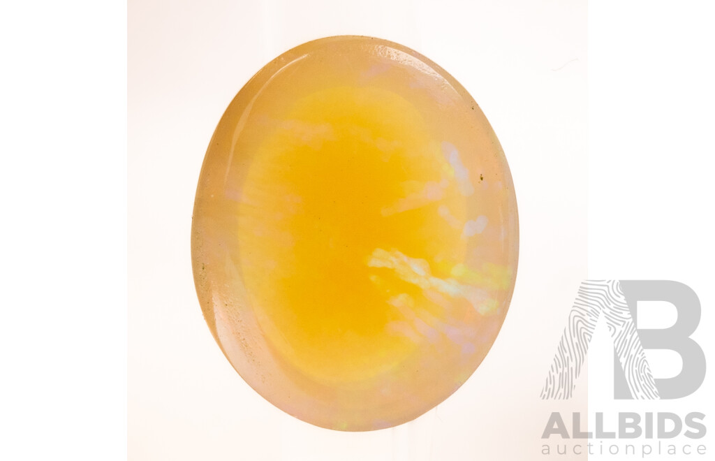 Natural Ethiopian Opal, Unset Oval Cabochon, 3.30ct