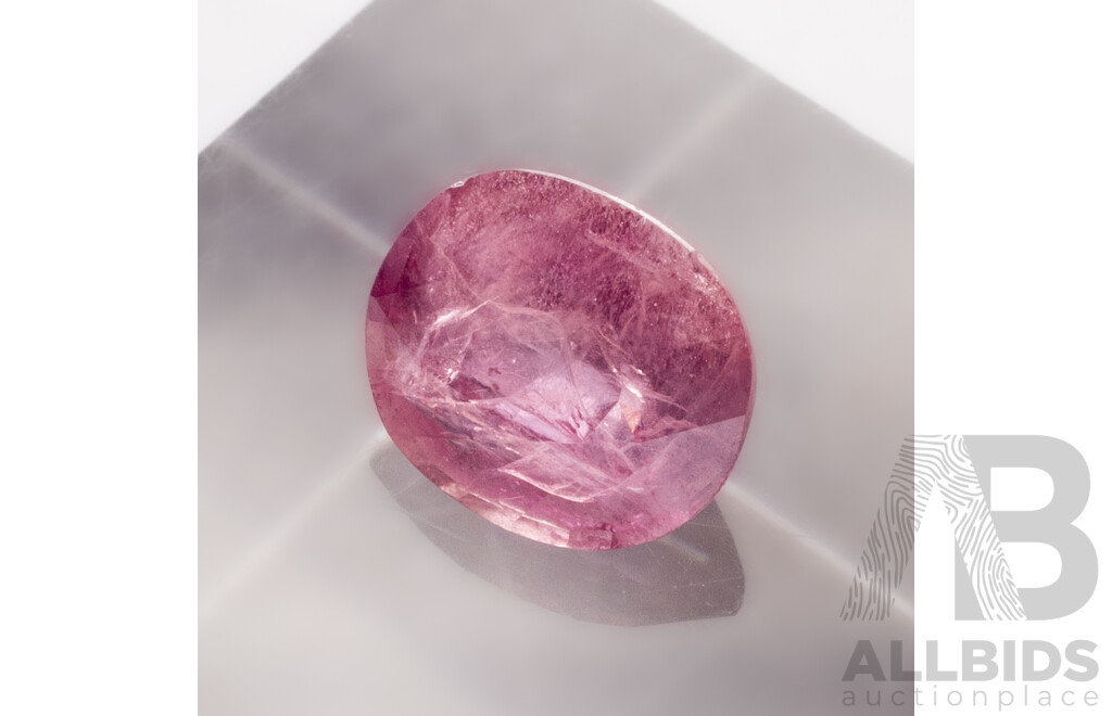 Purplish-Pink Sapphire, Natural Oval Cut Gemstone, 1.80ct