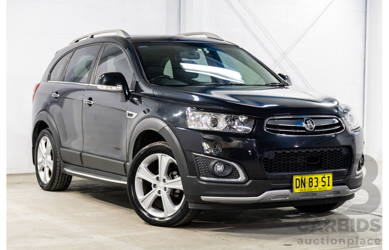 9/2015 Holden Captiva 7 LTZ (AWD) CG MY15 4d Wagon Carbon Flash Metallic Turbo Diesel 2.2L - 7 Seater