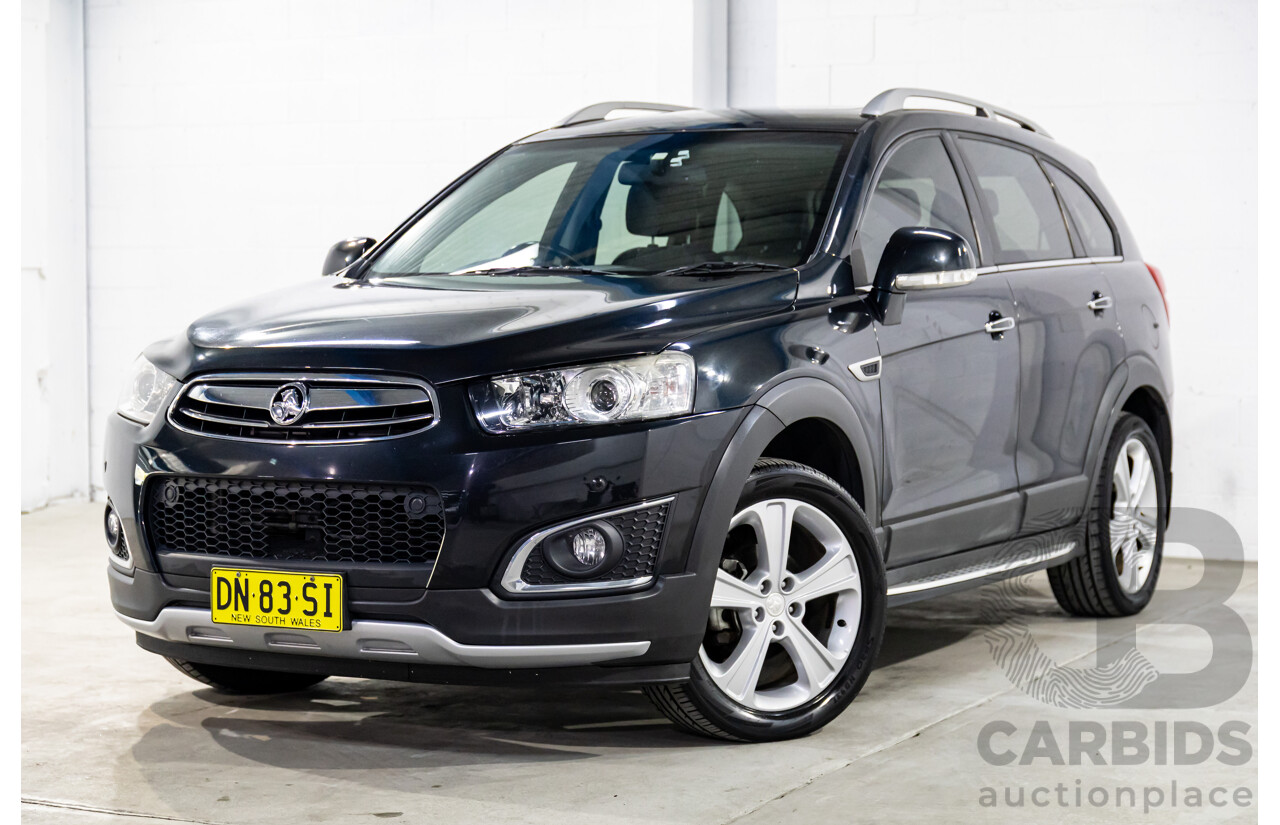 9/2015 Holden Captiva 7 LTZ (AWD) CG MY15 4d Wagon Carbon Flash Metallic Turbo Diesel 2.2L - 7 Seater
