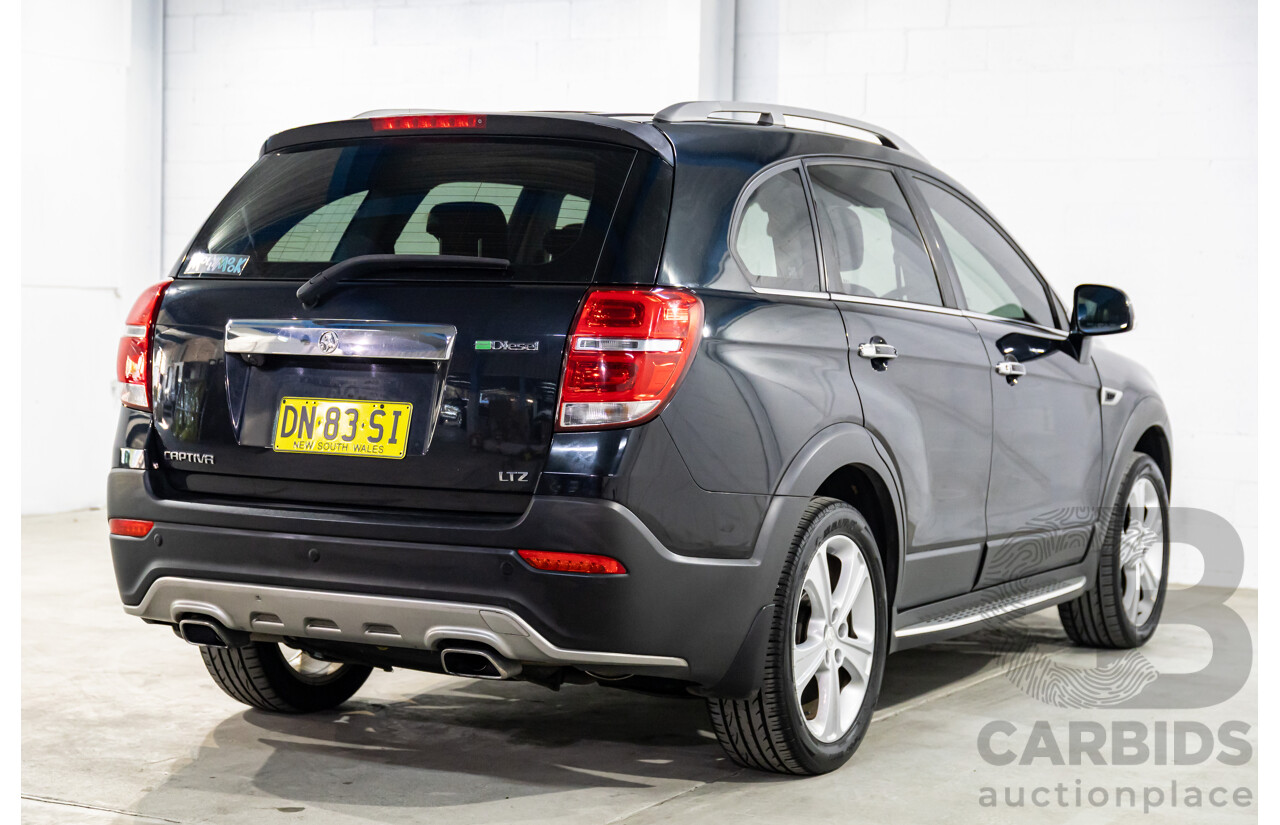 9/2015 Holden Captiva 7 LTZ (AWD) CG MY15 4d Wagon Carbon Flash Metallic Turbo Diesel 2.2L - 7 Seater
