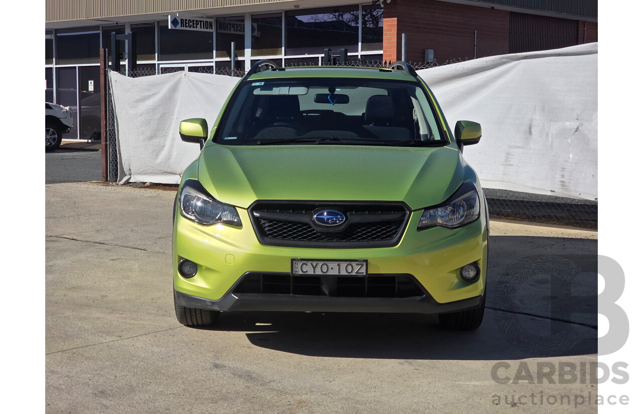 5/2015 Subaru XV 2.0i-L MY15 4d Wagon Green 2.0L
