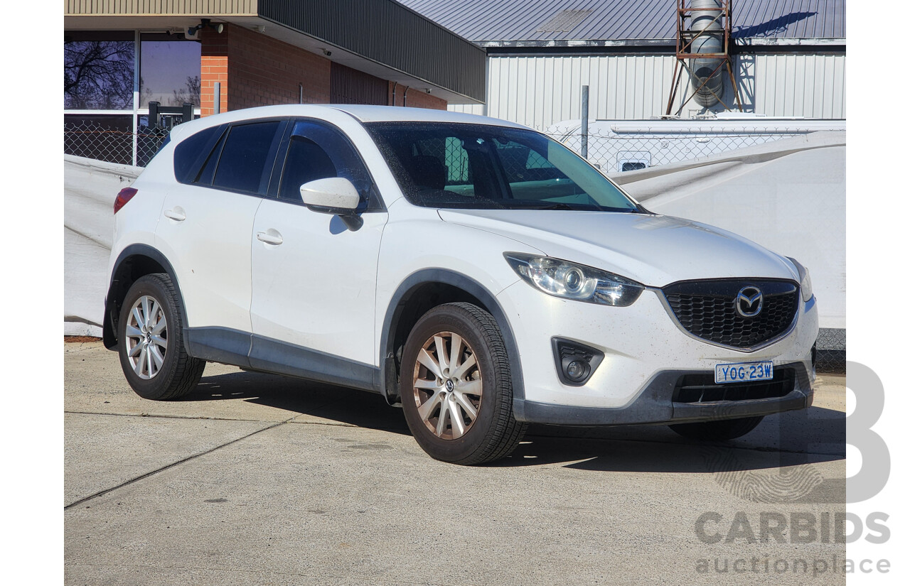 3/2013 Mazda Cx-5 MAXX Sport (4x2) MY13 4d Wagon White 2.0L