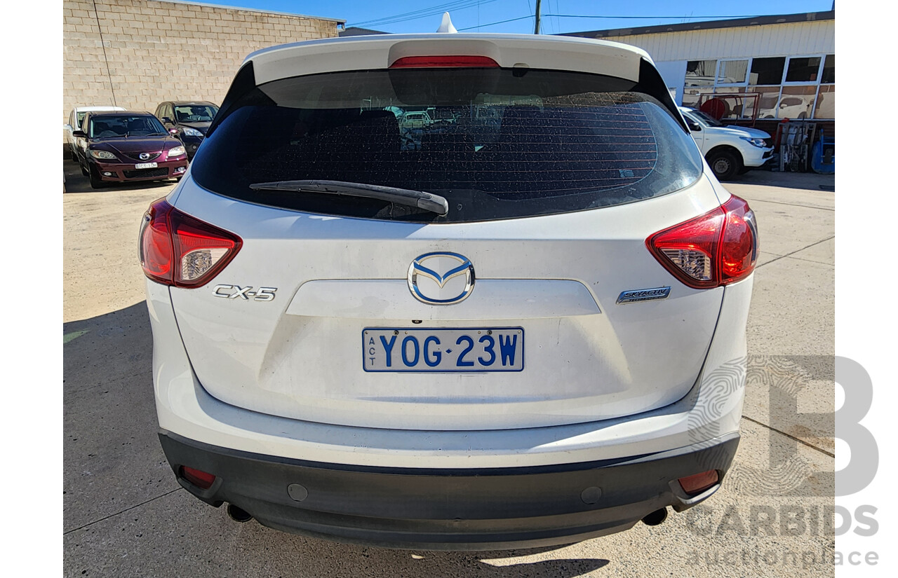 3/2013 Mazda Cx-5 MAXX Sport (4x2) MY13 4d Wagon White 2.0L