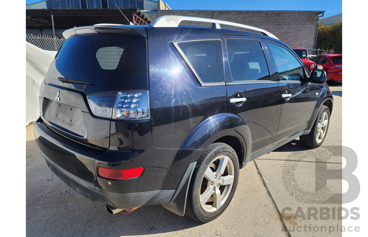 1/2007 Mitsubishi Outlander XLS ZG 4d Wagon Black 2.4L