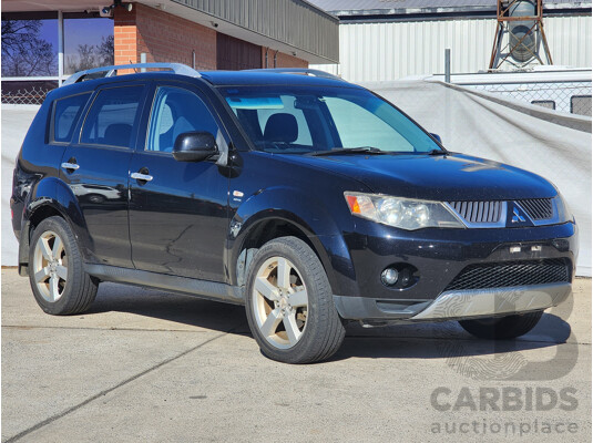 1/2007 Mitsubishi Outlander XLS ZG 4d Wagon Black 2.4L