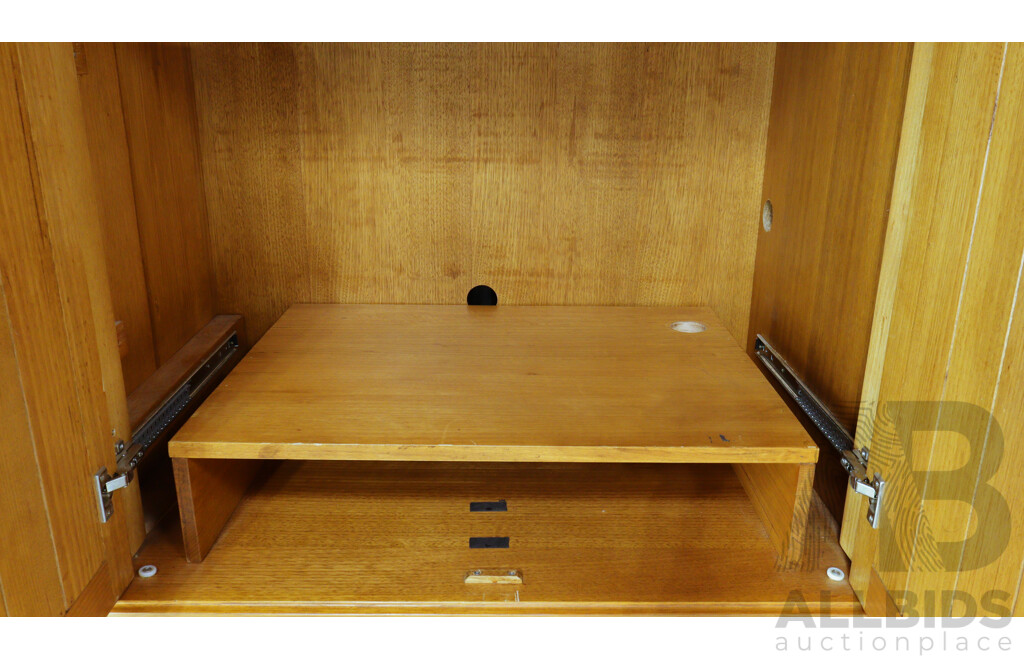 Modern Two Piece Entertainment Cabinet by Elle Furniture