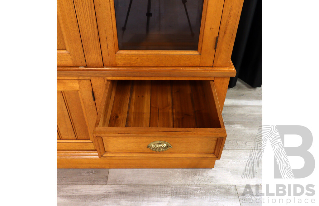 Modern Two Piece Entertainment Cabinet by Elle Furniture