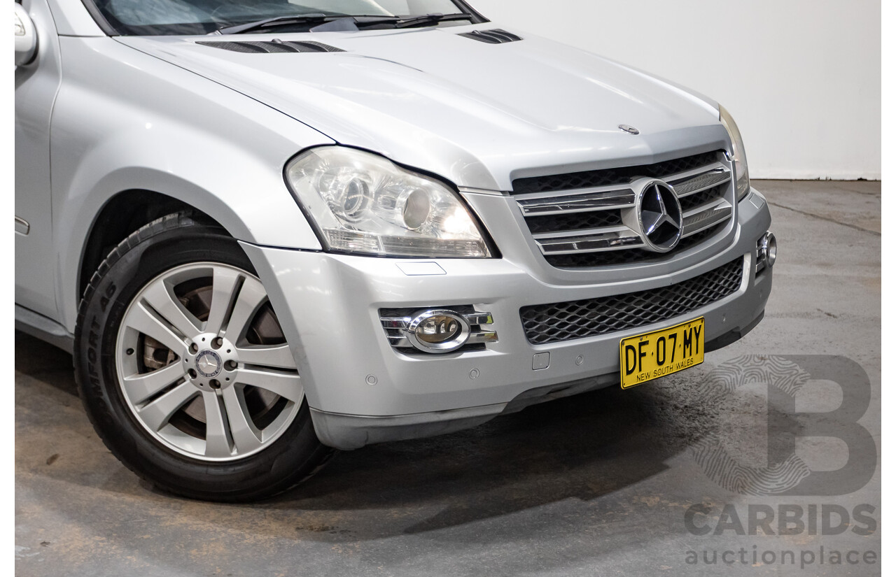 7/2009 Mercedes Benz GL320 CDI 164 4d Wagon Cubanite Silver Metallic Turbo Diesel V6 3.0L - 7 Seater