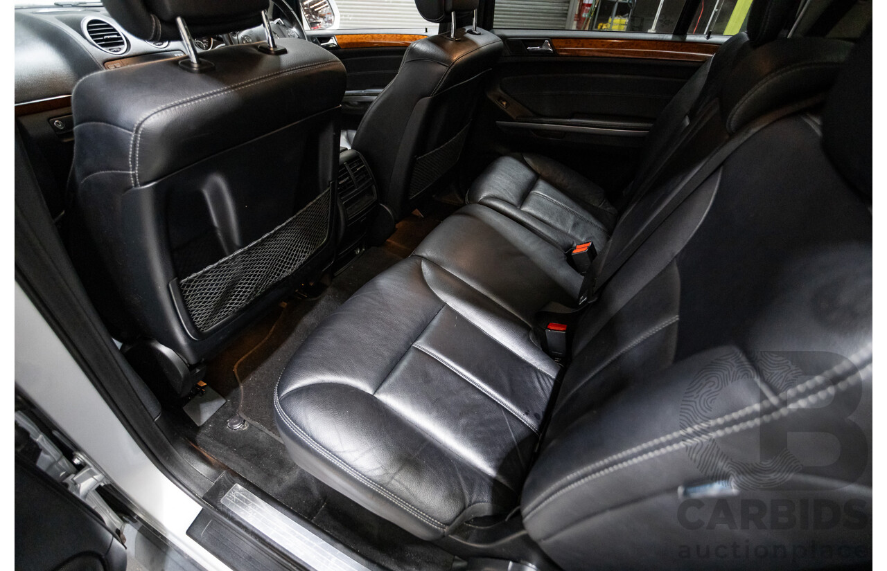 7/2009 Mercedes Benz GL320 CDI 164 4d Wagon Cubanite Silver Metallic Turbo Diesel V6 3.0L - 7 Seater