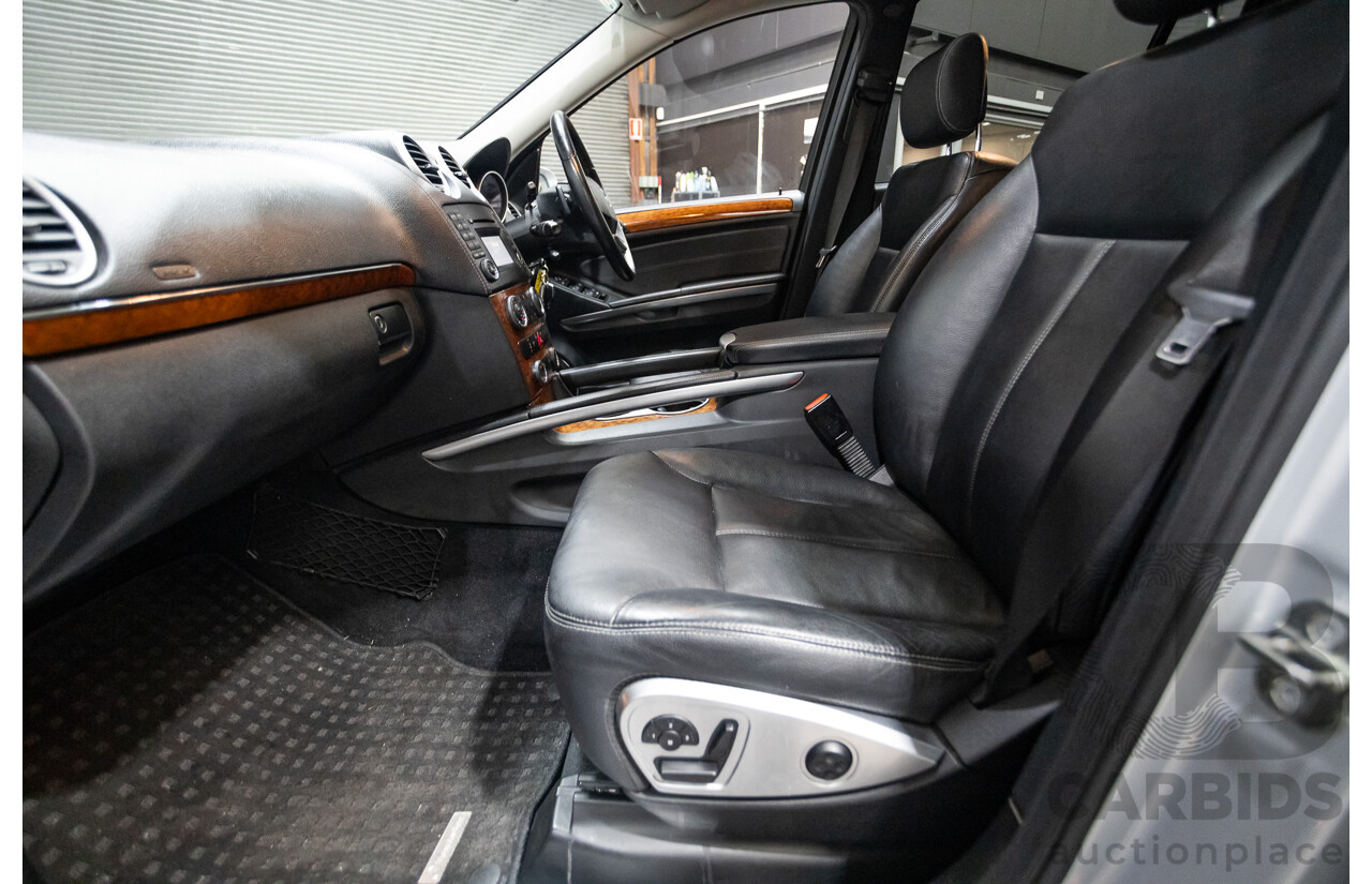 7/2009 Mercedes Benz GL320 CDI 164 4d Wagon Cubanite Silver Metallic Turbo Diesel V6 3.0L - 7 Seater