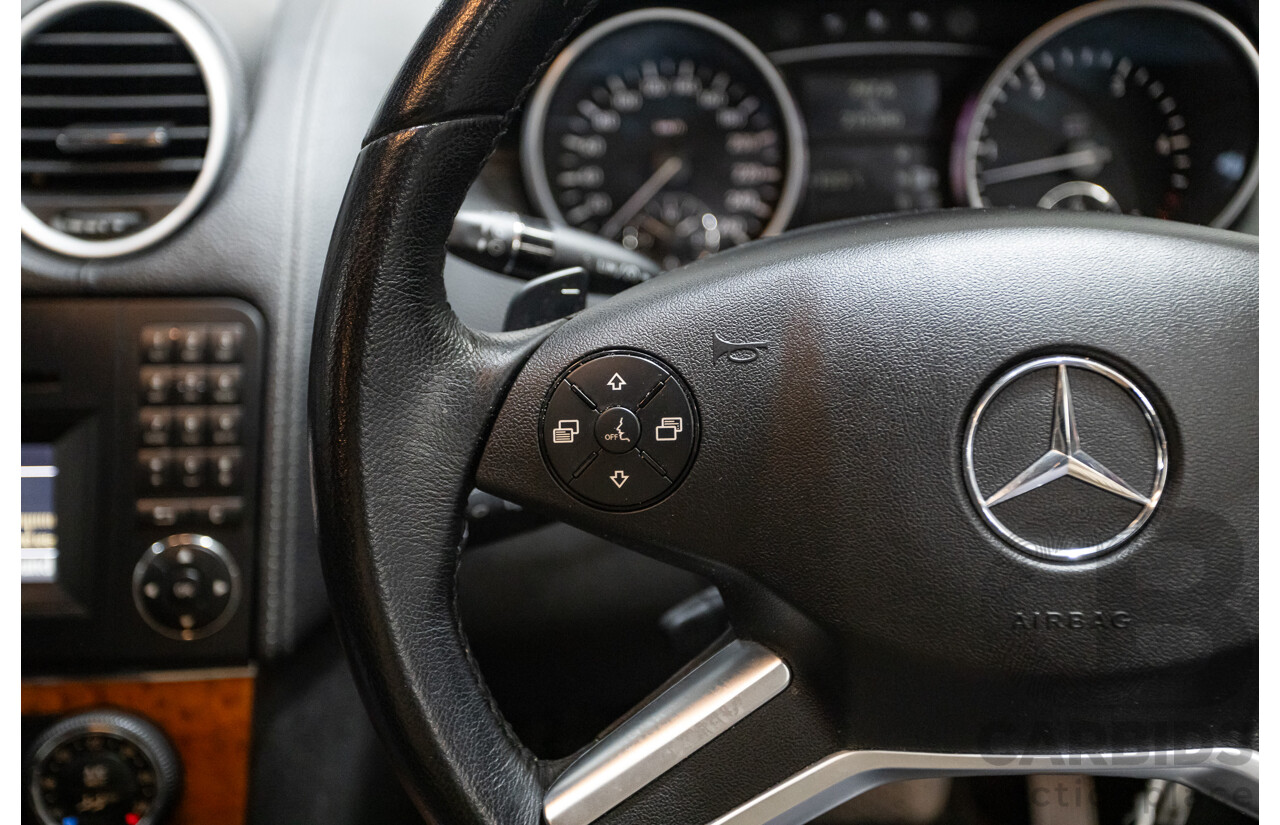 7/2009 Mercedes Benz GL320 CDI 164 4d Wagon Cubanite Silver Metallic Turbo Diesel V6 3.0L - 7 Seater
