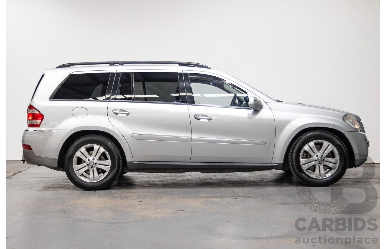 7/2009 Mercedes Benz GL320 CDI 164 4d Wagon Cubanite Silver Metallic Turbo Diesel V6 3.0L - 7 Seater