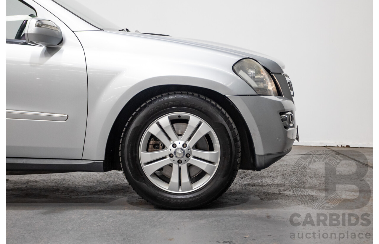 7/2009 Mercedes Benz GL320 CDI 164 4d Wagon Cubanite Silver Metallic Turbo Diesel V6 3.0L - 7 Seater