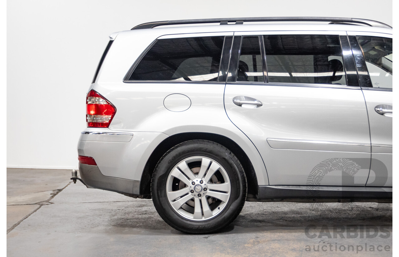 7/2009 Mercedes Benz GL320 CDI 164 4d Wagon Cubanite Silver Metallic Turbo Diesel V6 3.0L - 7 Seater