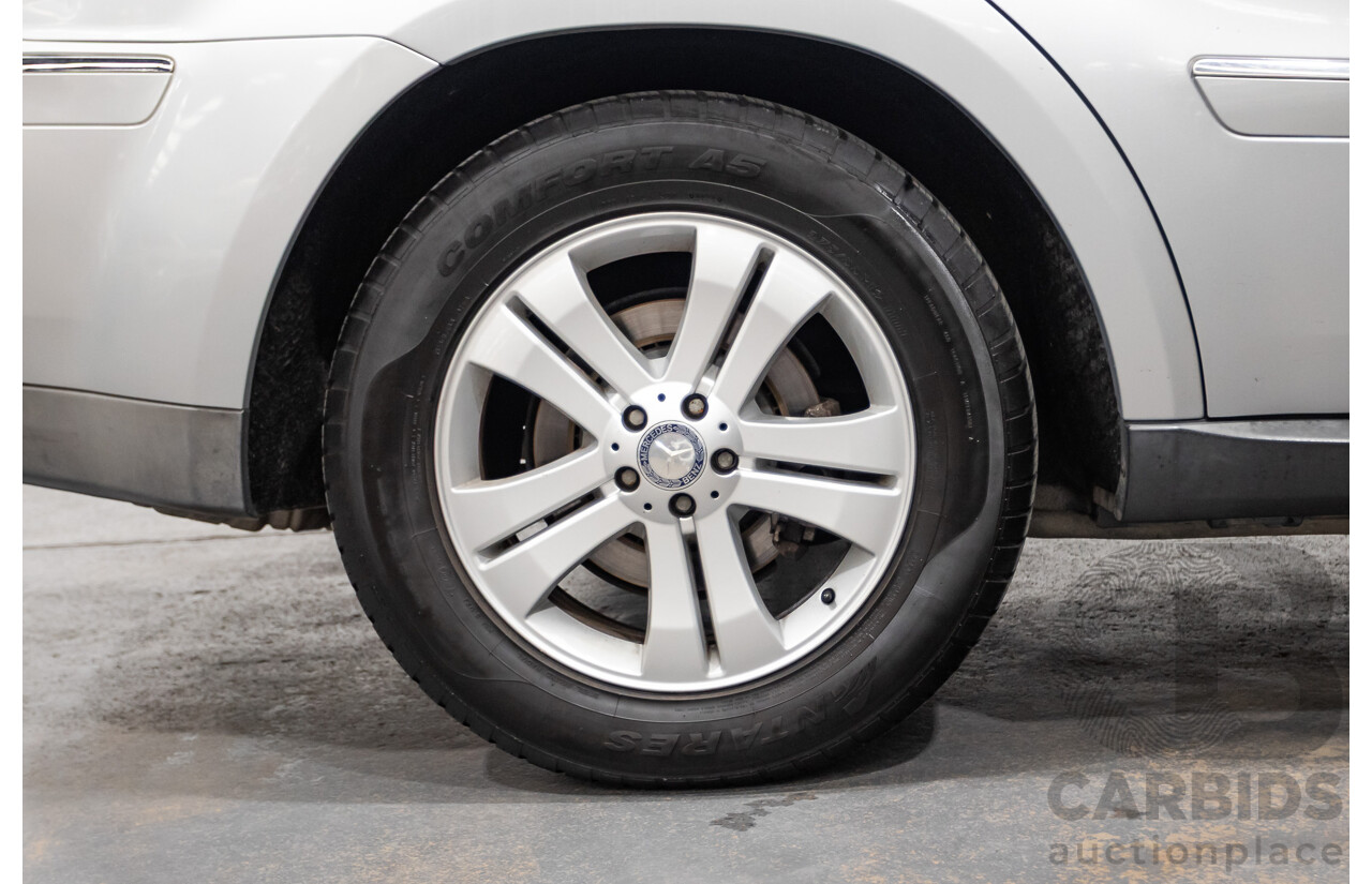 7/2009 Mercedes Benz GL320 CDI 164 4d Wagon Cubanite Silver Metallic Turbo Diesel V6 3.0L - 7 Seater