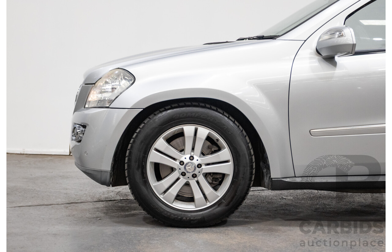 7/2009 Mercedes Benz GL320 CDI 164 4d Wagon Cubanite Silver Metallic Turbo Diesel V6 3.0L - 7 Seater