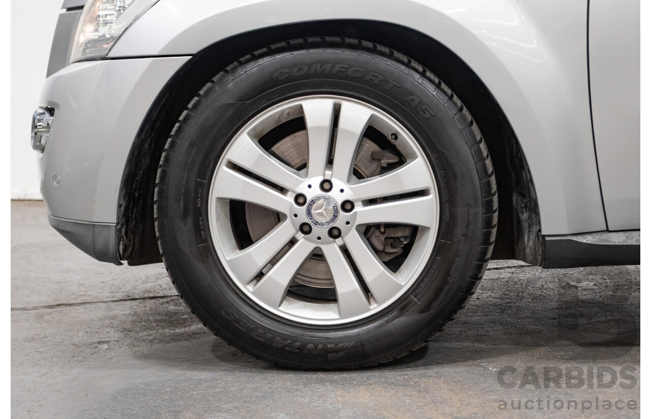 7/2009 Mercedes Benz GL320 CDI 164 4d Wagon Cubanite Silver Metallic Turbo Diesel V6 3.0L - 7 Seater