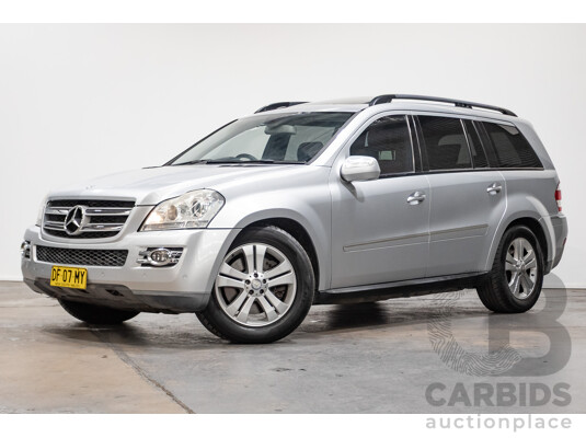 7/2009 Mercedes Benz GL320 CDI 164 4d Wagon Cubanite Silver Metallic Turbo Diesel V6 3.0L - 7 Seater
