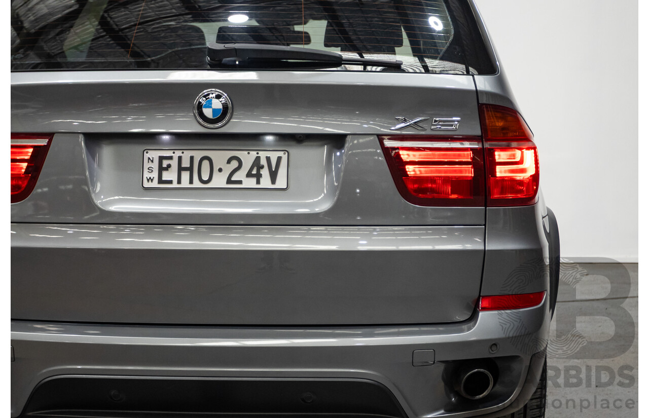 1/2013 BMW X5 Xdrive 30d E70 (AWD) MY12 Upgrade 4d Wagon Grey Space Grey Metallic Turbo Diesel 3.0L