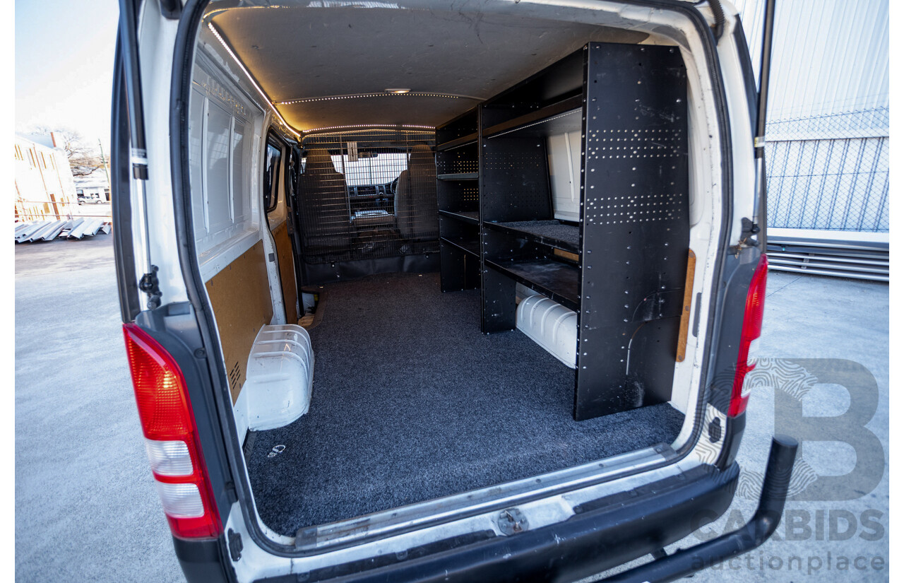 11/2009 Toyota Hiace LWB KDH201R MY07 Upgrade 4d Van Black / Beige Turbo Diesel 3.0L