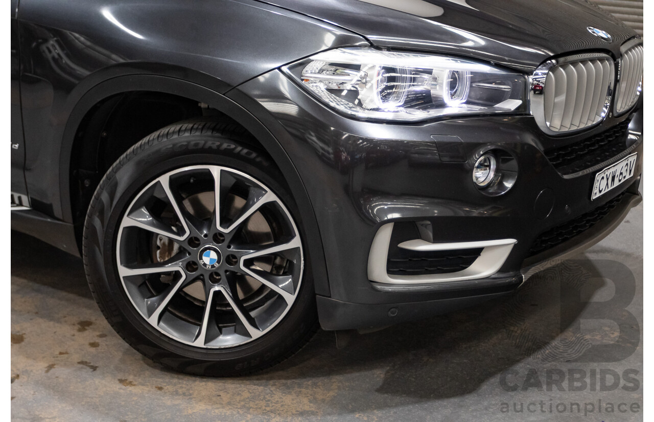 3/2015 BMW X5 Xdrive 30d F15 (AWD) MY15 4d Wagon Sophisto Grey Metallic Turbo Diesel 3.0L
