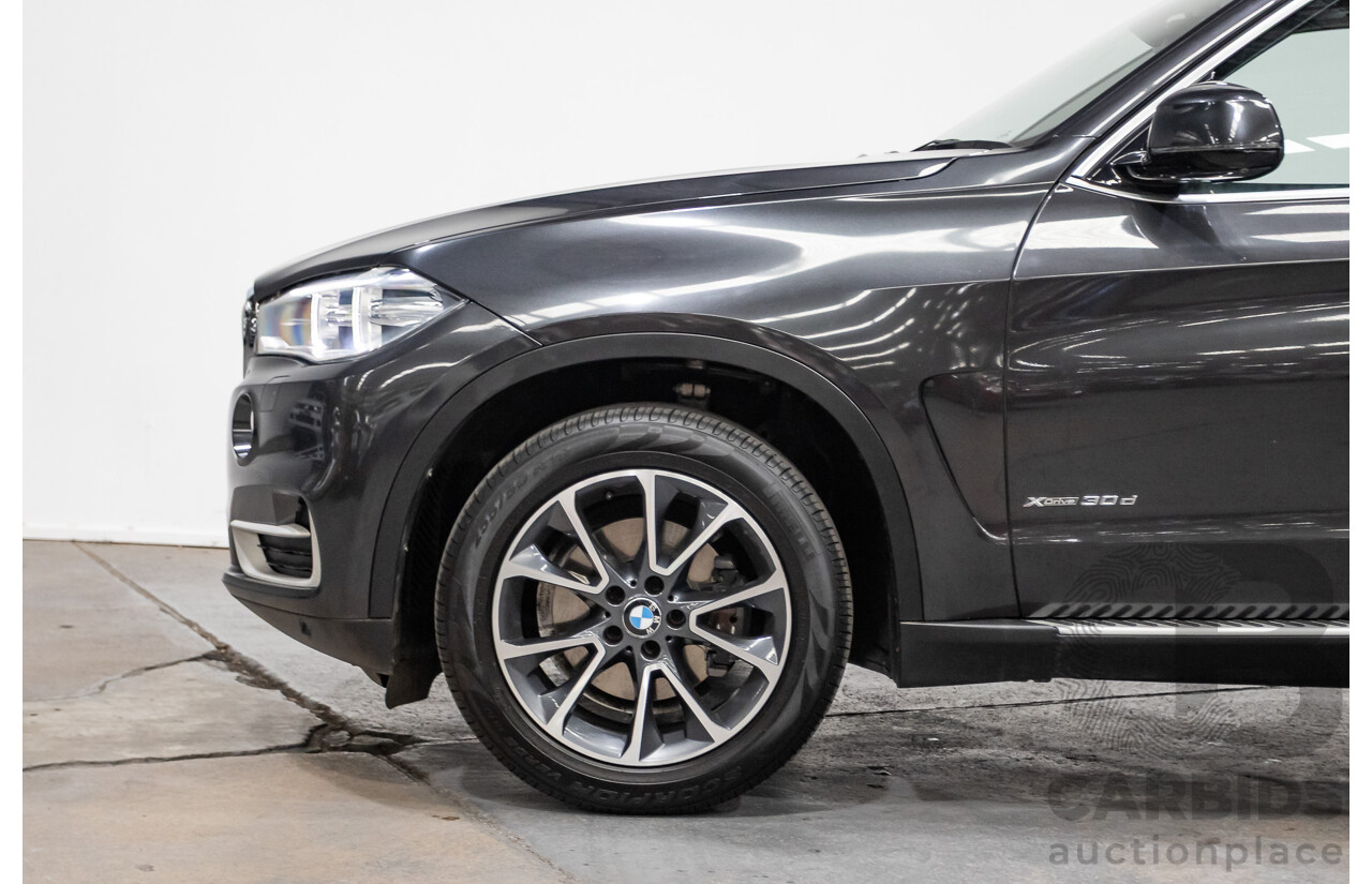 3/2015 BMW X5 Xdrive 30d F15 (AWD) MY15 4d Wagon Sophisto Grey Metallic Turbo Diesel 3.0L