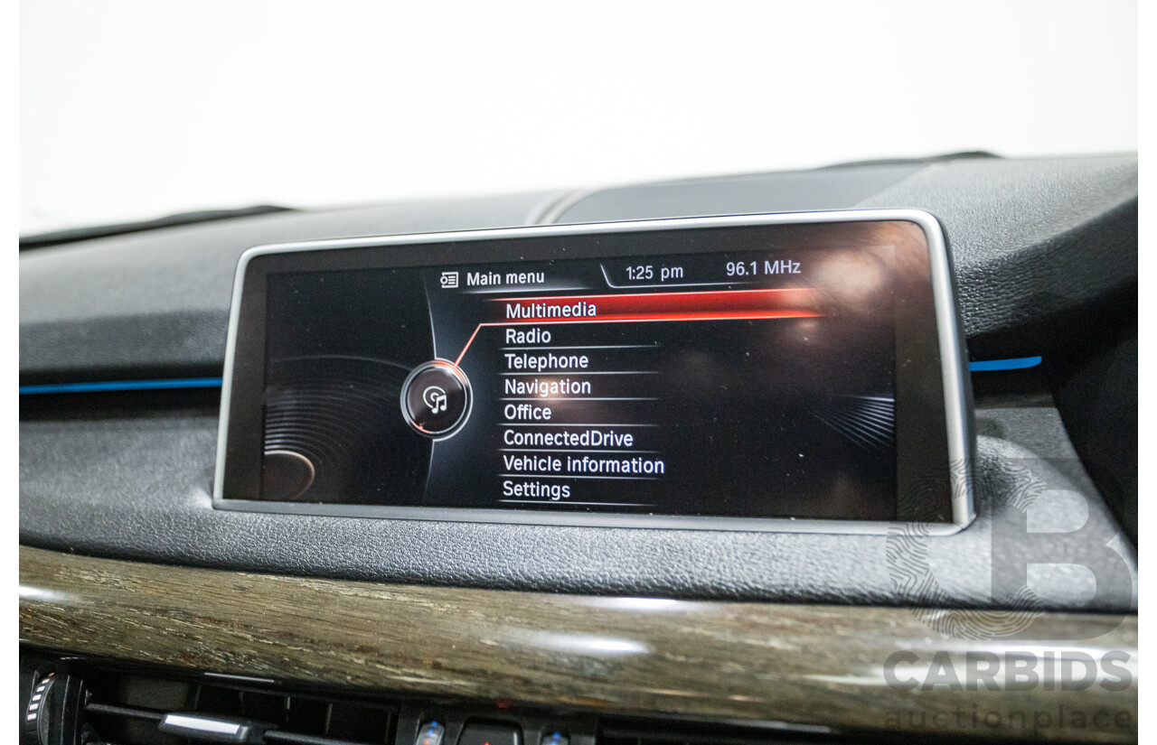 3/2015 BMW X5 Xdrive 30d F15 (AWD) MY15 4d Wagon Sophisto Grey Metallic Turbo Diesel 3.0L