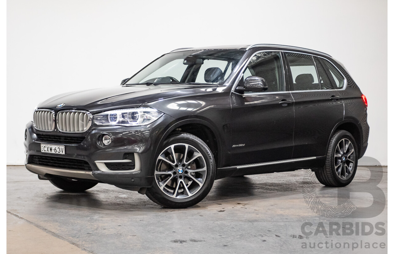 3/2015 BMW X5 Xdrive 30d F15 (AWD) MY15 4d Wagon Sophisto Grey Metallic Turbo Diesel 3.0L