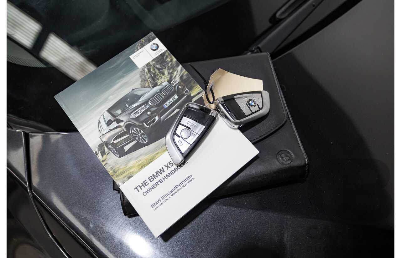 3/2015 BMW X5 Xdrive 30d F15 (AWD) MY15 4d Wagon Sophisto Grey Metallic Turbo Diesel 3.0L