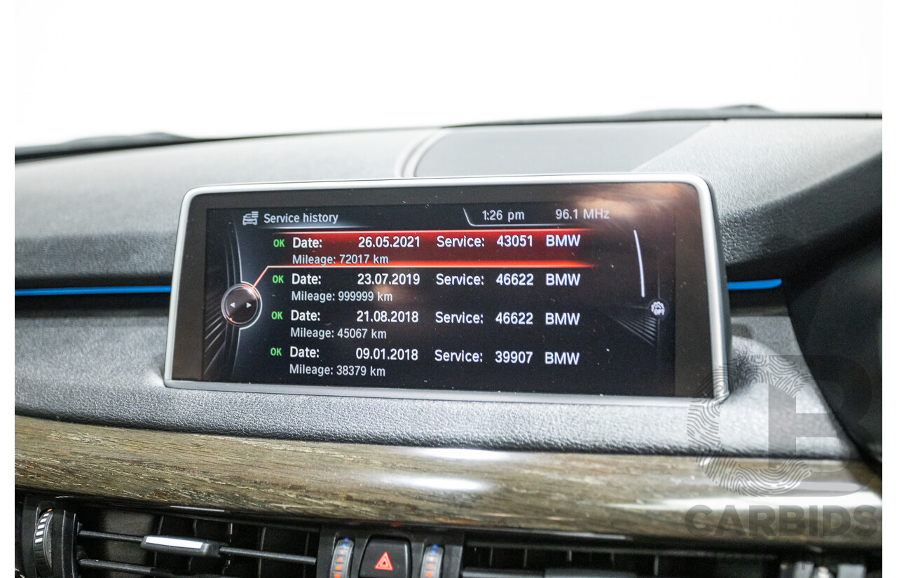 3/2015 BMW X5 Xdrive 30d F15 (AWD) MY15 4d Wagon Sophisto Grey Metallic Turbo Diesel 3.0L