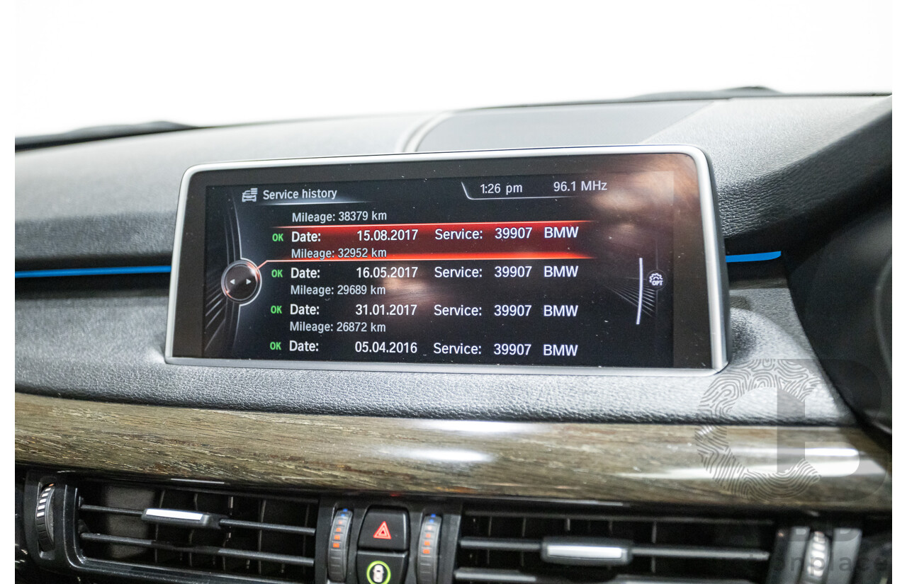 3/2015 BMW X5 Xdrive 30d F15 (AWD) MY15 4d Wagon Sophisto Grey Metallic Turbo Diesel 3.0L