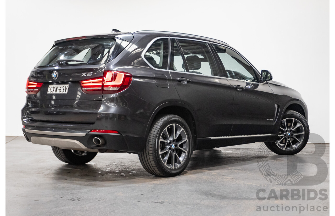 3/2015 BMW X5 Xdrive 30d F15 (AWD) MY15 4d Wagon Sophisto Grey Metallic Turbo Diesel 3.0L
