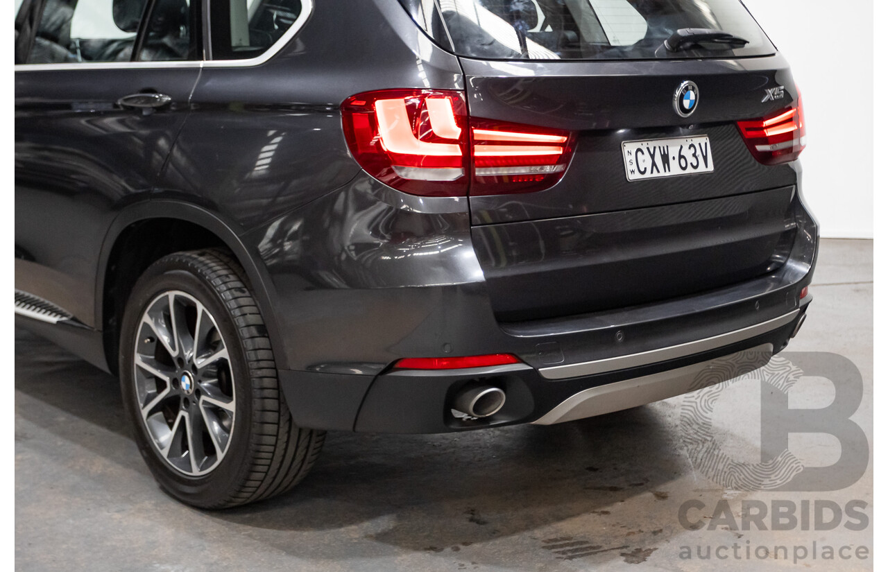 3/2015 BMW X5 Xdrive 30d F15 (AWD) MY15 4d Wagon Sophisto Grey Metallic Turbo Diesel 3.0L
