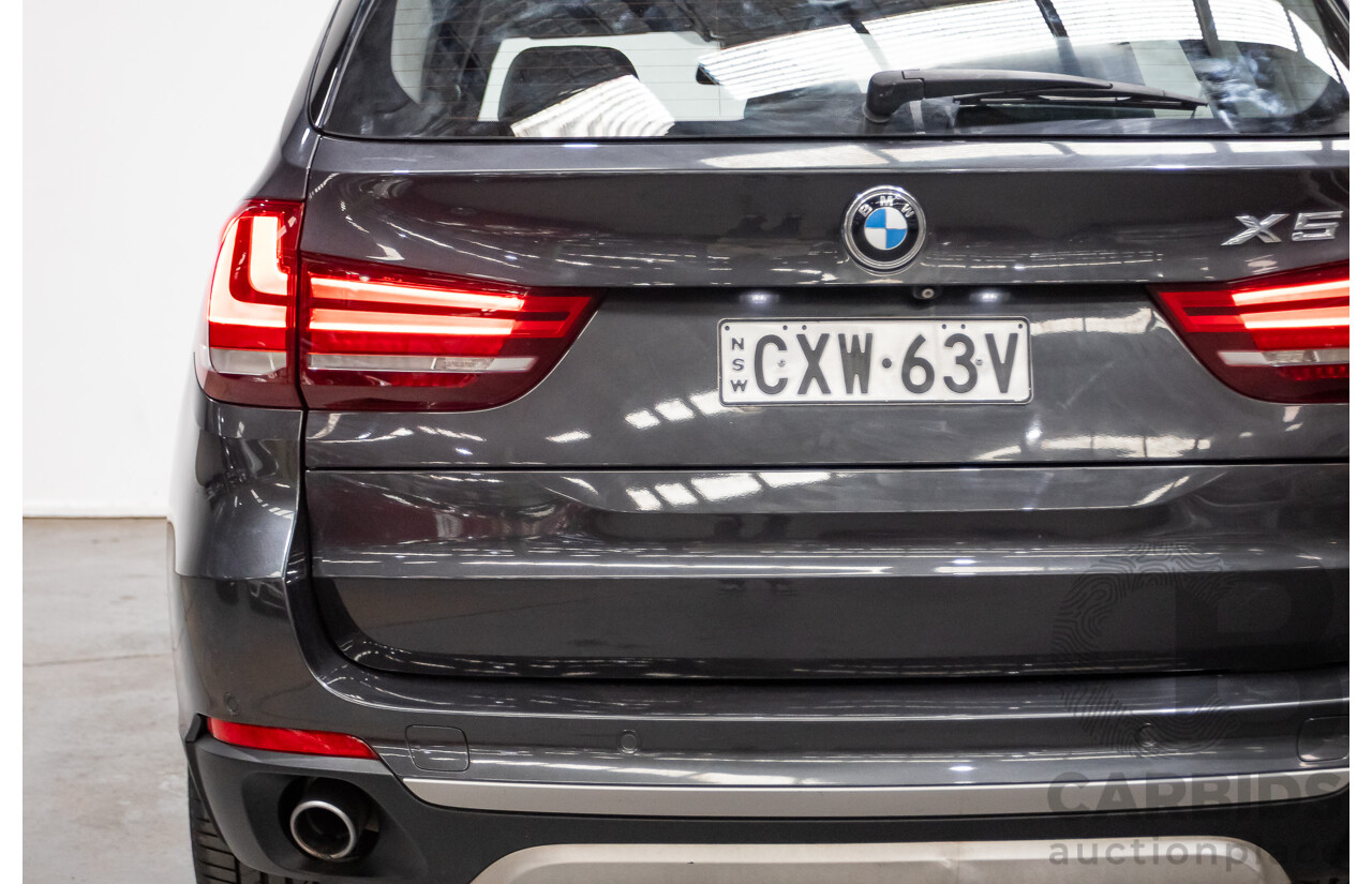 3/2015 BMW X5 Xdrive 30d F15 (AWD) MY15 4d Wagon Sophisto Grey Metallic Turbo Diesel 3.0L