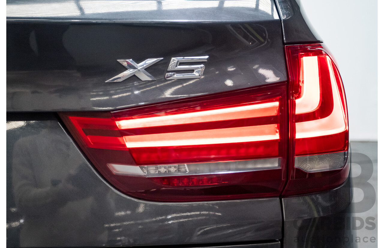 3/2015 BMW X5 Xdrive 30d F15 (AWD) MY15 4d Wagon Sophisto Grey Metallic Turbo Diesel 3.0L