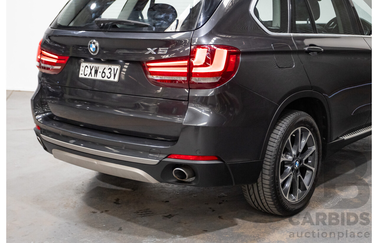 3/2015 BMW X5 Xdrive 30d F15 (AWD) MY15 4d Wagon Sophisto Grey Metallic Turbo Diesel 3.0L