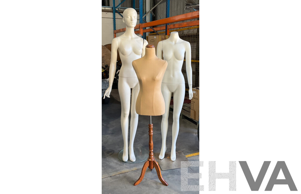 3x Female Mannequin