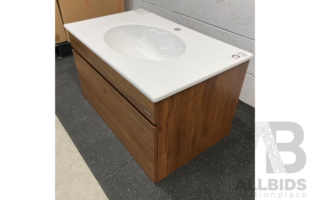 CAESAR Bathroom Set - EH05382A Base & LF5026 Basin & Mirror Cabinet & Cabinet
