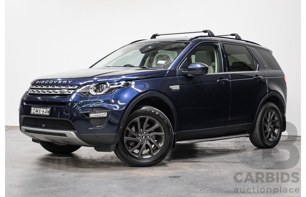 03/2017 Land Rover Discovery Sport TD4 150 HSE (AWD) LC MY17 4d Wagon Dark Sapphire Blue Turbo Diesel 2.0L